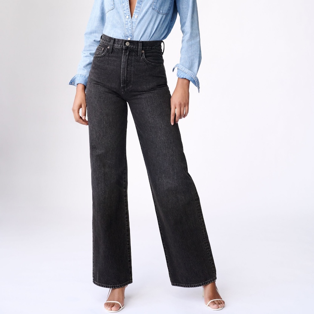 Denim Forum The Coco High Rise Wide Leg 33L